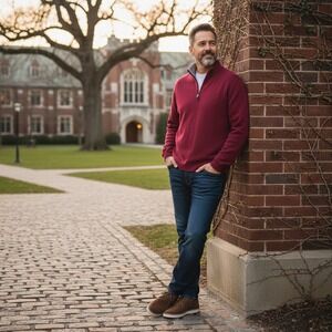 Tasso‎ Elba Mens 2XL Burgundy  1/4 Zip Heavy Pullover Sweater Versatile Textured